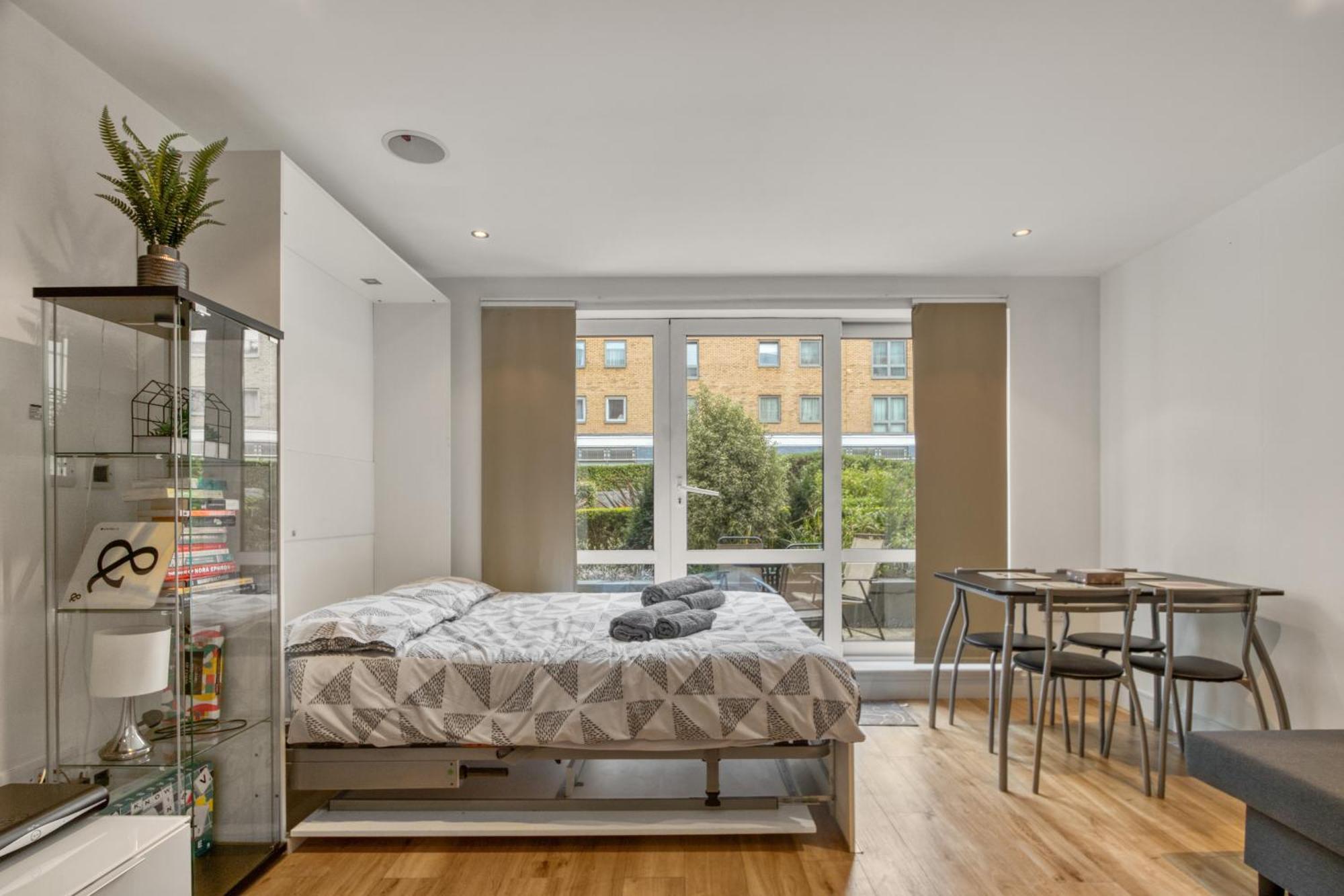 런던 Modern Chic Studio Chelsea 아파트 외부 사진